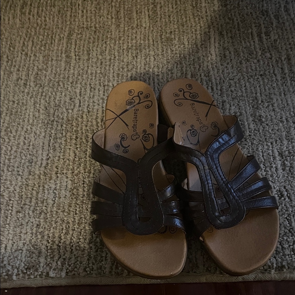 BareTraps Dark Brown Women's Sandals